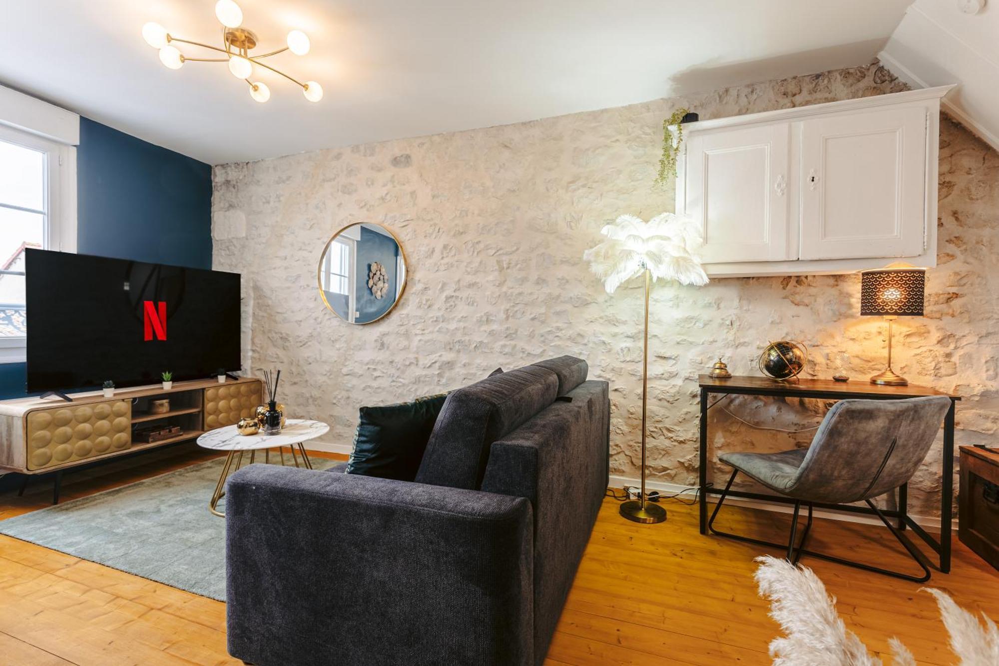 Gatsby - Elegant, Central, Fibre, Tv 4K, Netflix, Literie Confortable La Rochelle  Eksteriør bilde