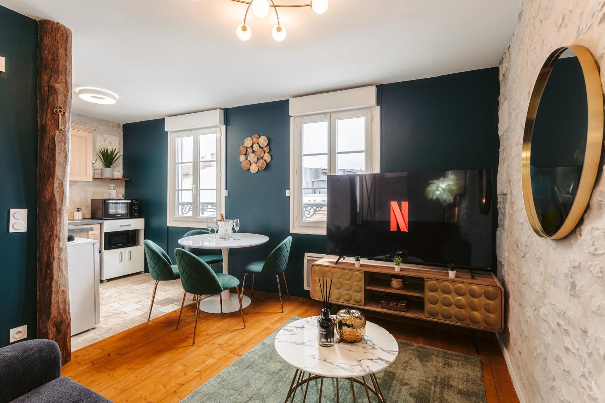 Gatsby - Elegant, Central, Fibre, Tv 4K, Netflix, Literie Confortable La Rochelle  Eksteriør bilde