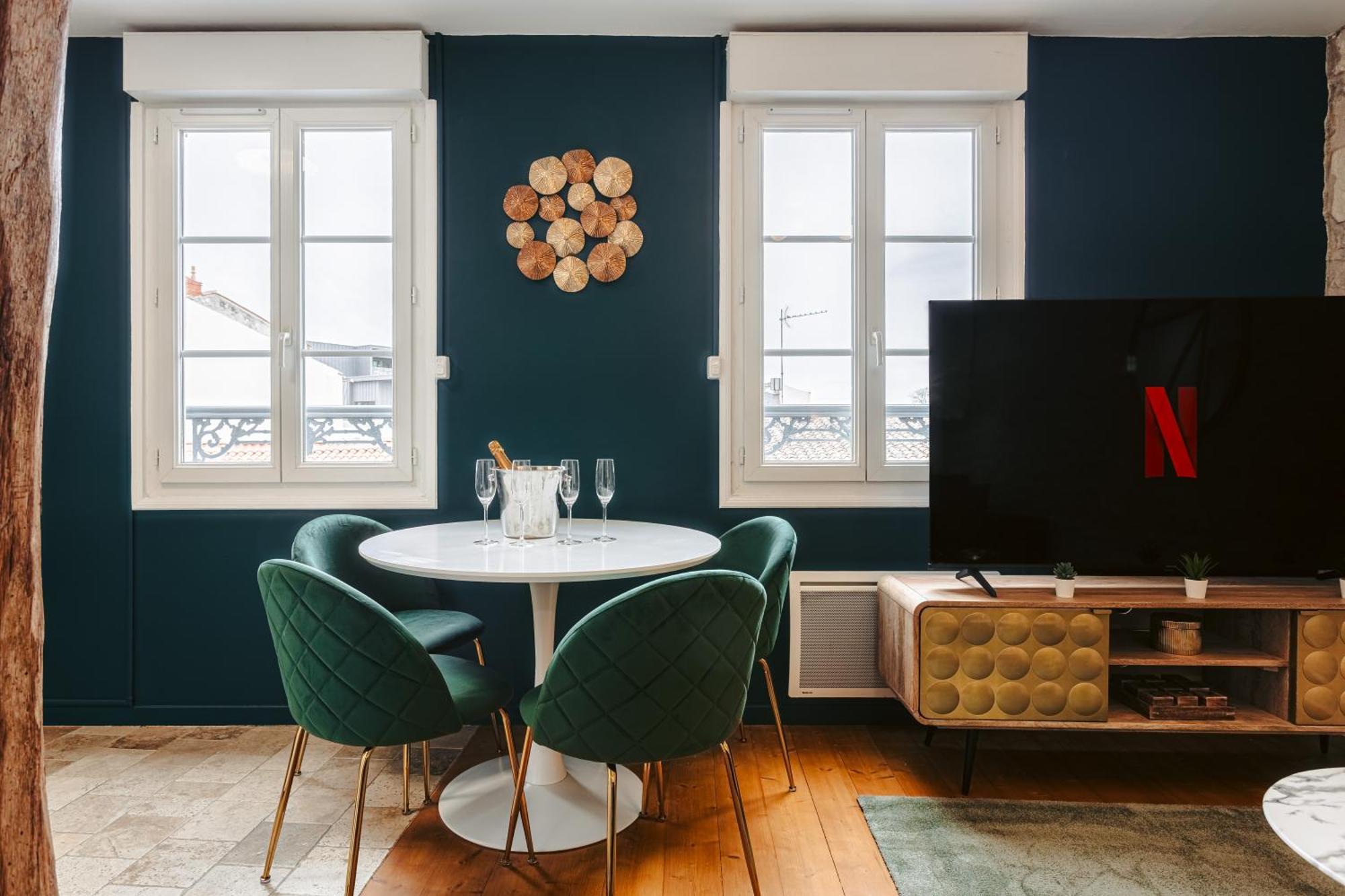 Gatsby - Elegant, Central, Fibre, Tv 4K, Netflix, Literie Confortable La Rochelle  Eksteriør bilde